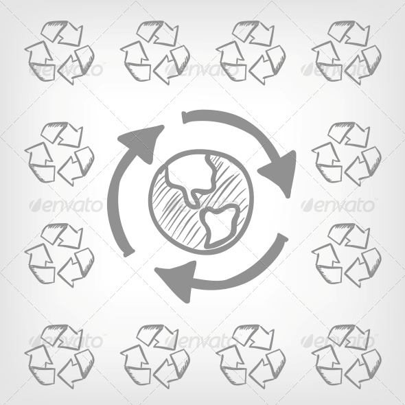 GraphicRiver Recycle Sign 3861692 GraphicRiver Recycle Sign 3861692