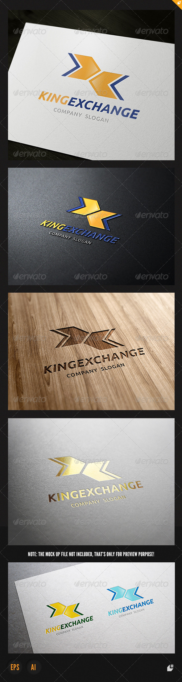 GraphicRiver King Exchange Logo 3862421 GraphicRiver King Exchange Logo 3862421