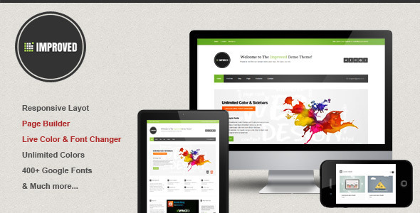 ThemeForest Improved Multipurpose Wordpress Theme 3869540 ThemeForest Improved Multipurpose Wordpress Theme 3869540