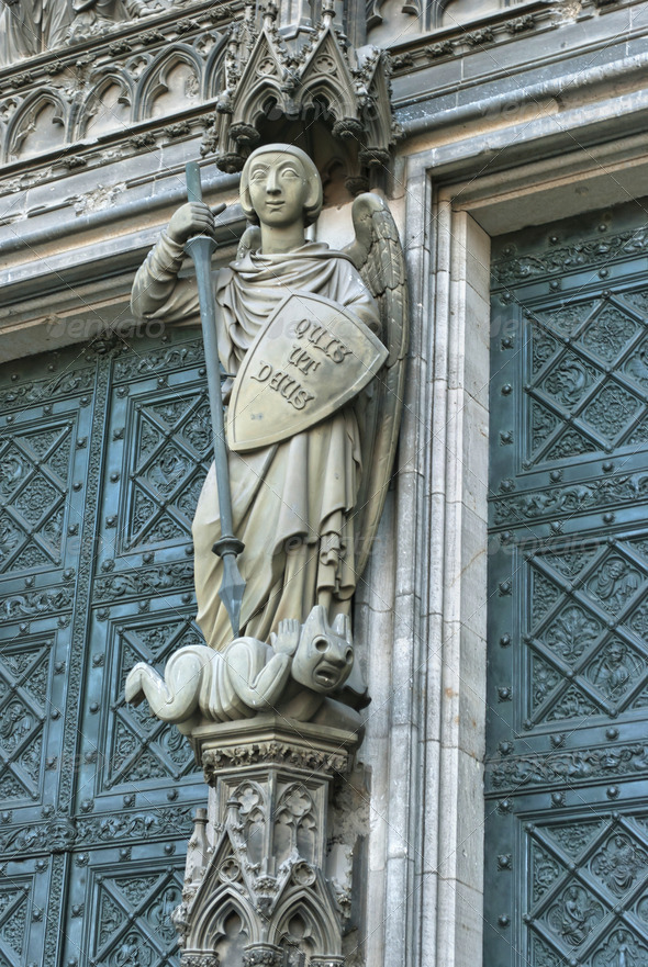 Cologne Cathedral Statue - Stock Photo - Images
