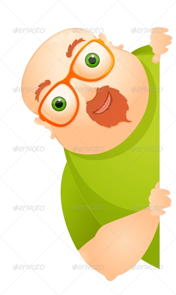GraphicRiver Cheerful Chubby Man 3882951 GraphicRiver Cheerful Chubby Man 3882951