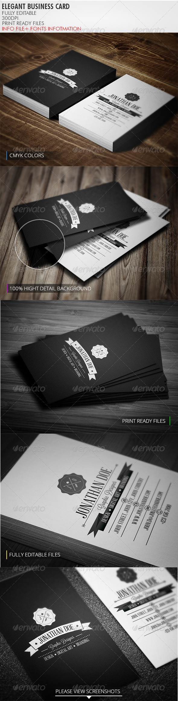 GraphicRiver Retro Business Card 3802688 GraphicRiver Retro Business Card 3802688