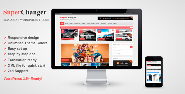 ThemeForest SuperChanger Responsive WordPress Theme 3841097 ThemeForest SuperChanger Responsive WordPress Theme 3841097