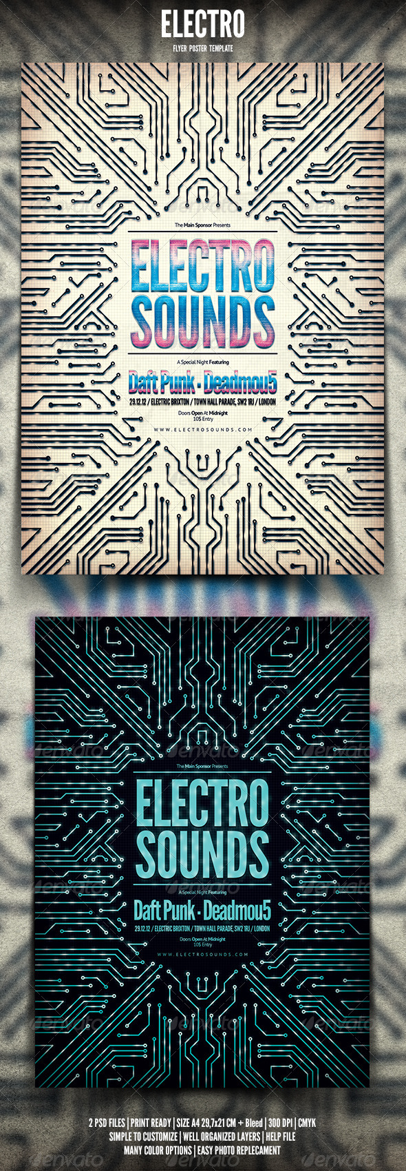Electro Flyer / Poster - Events Flyers