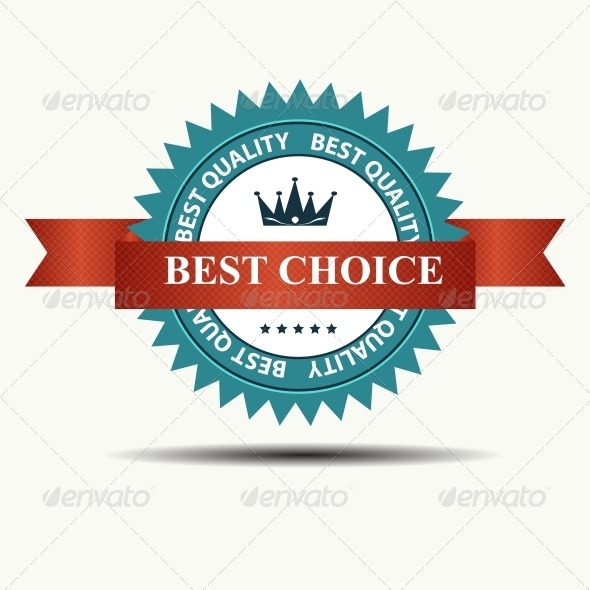 GraphicRiver Vector Best Choice Retro Label with Red Ribbon 3887291 GraphicRiver Vector Best Choice Retro Label with Red Ribbon 3887291