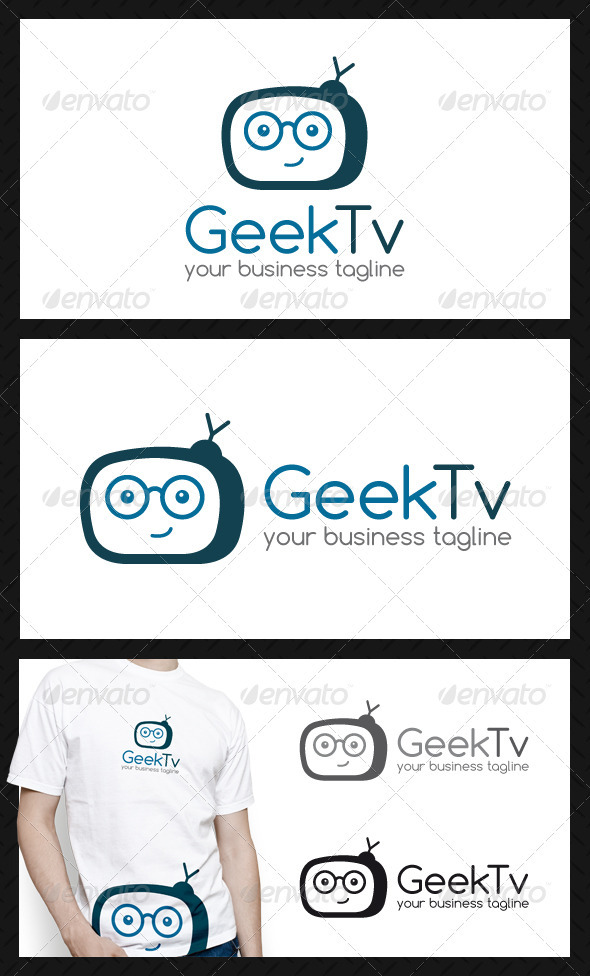 GraphicRiver Geek Tv Logo Template 3895216 GraphicRiver Geek Tv Logo Template 3895216