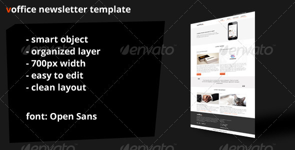 GraphicRiver Voffice Newsletter Template 3824215 GraphicRiver Voffice Newsletter Template 3824215