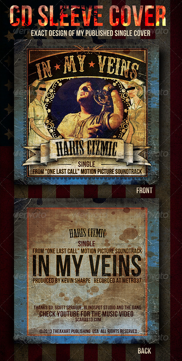 CD Sleeve Cover Design - CD & DVD artwork Print Templates
