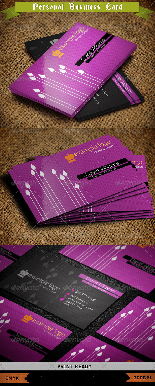 Fashion Business Card 02 - Industry Specific Business Cards