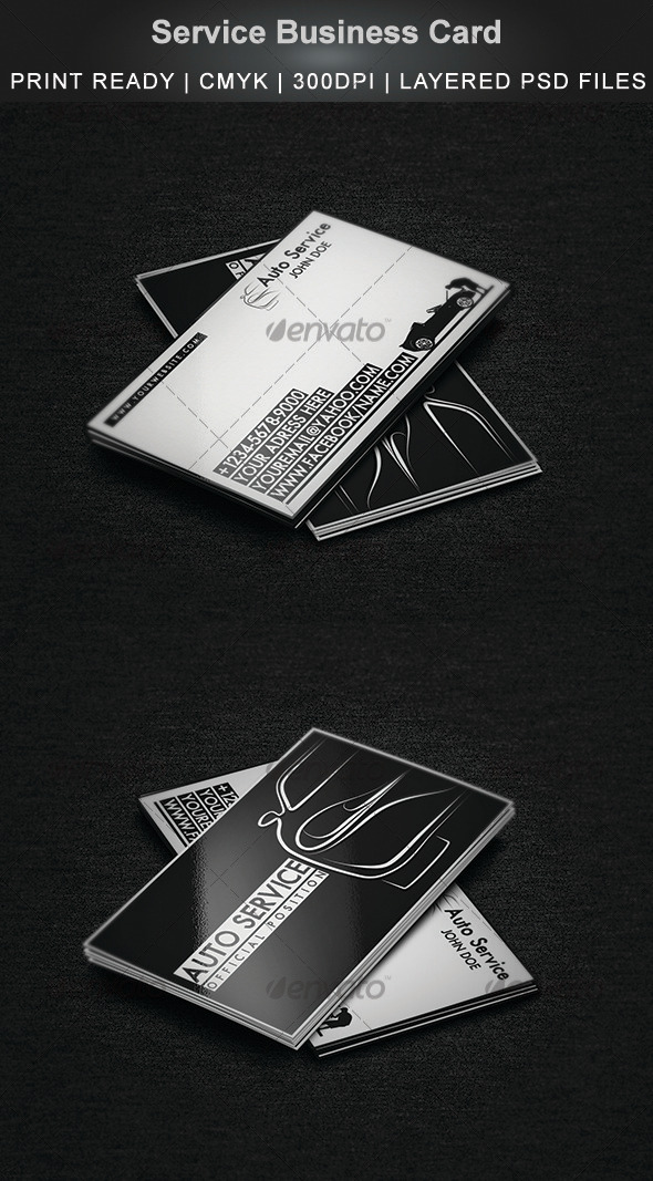 GraphicRiver Service Business Card 3825873 GraphicRiver Service Business Card 3825873