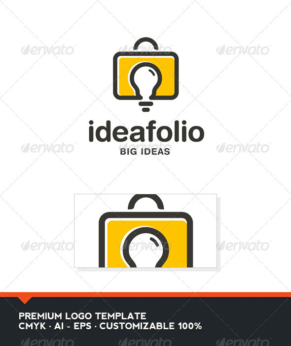 GraphicRiver Idea Folio Logo Template 3905394 GraphicRiver Idea Folio Logo Template 3905394