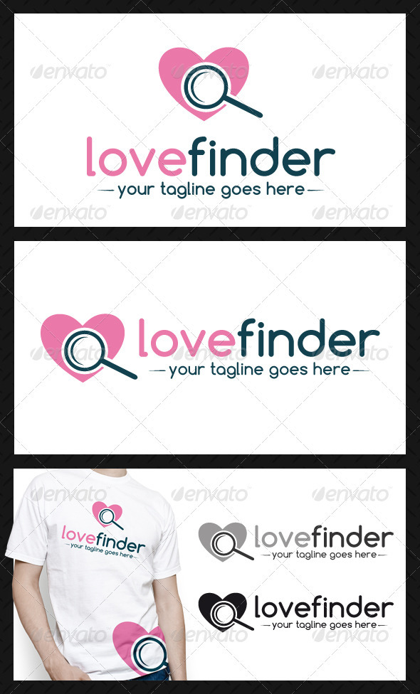 GraphicRiver Love Finder Logo Template 3907408 GraphicRiver Love Finder Logo Template 3907408