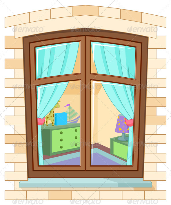 GraphicRiver Cartoon Window 3911324 GraphicRiver Cartoon Window 3911324