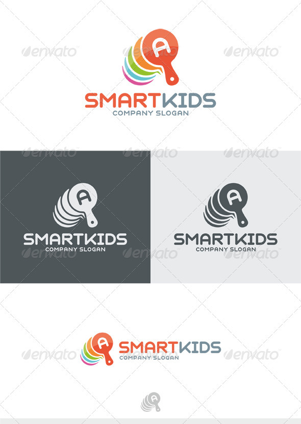 Smart Kids Logo - Letters Logo Templates