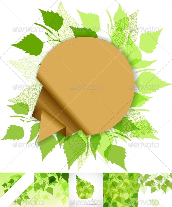 GraphicRiver Fresh Background of Green Birch Leaves 3915205 GraphicRiver Fresh Background of Green Birch Leaves 3915205