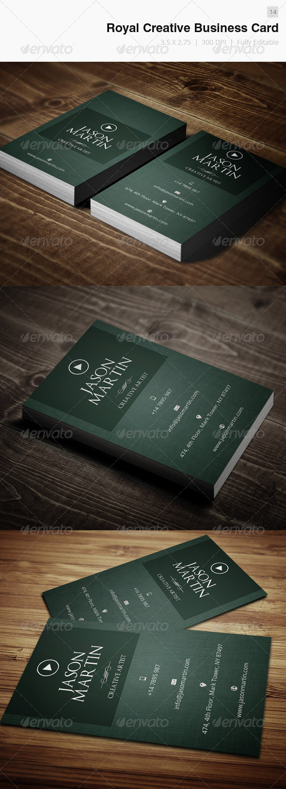 GraphicRiver Royal Creative Business Card 14 3917046 GraphicRiver Royal Creative Business Card 14 3917046