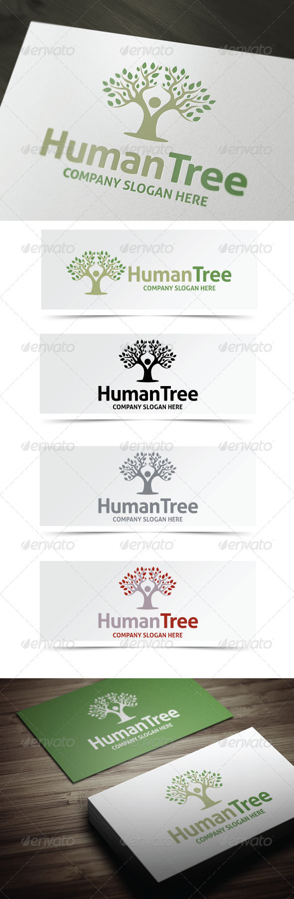 GraphicRiver Human Tree Logo 3719667 GraphicRiver Human Tree Logo 3719667