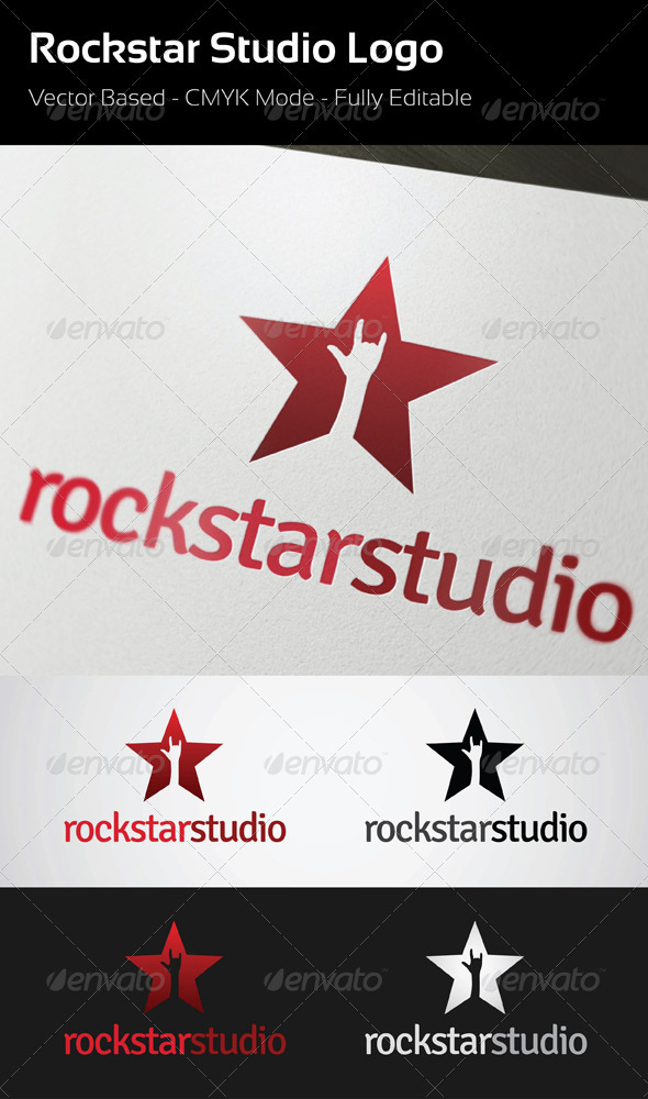 GraphicRiver Rockstar Studio Logo 3918994 GraphicRiver Rockstar Studio Logo 3918994