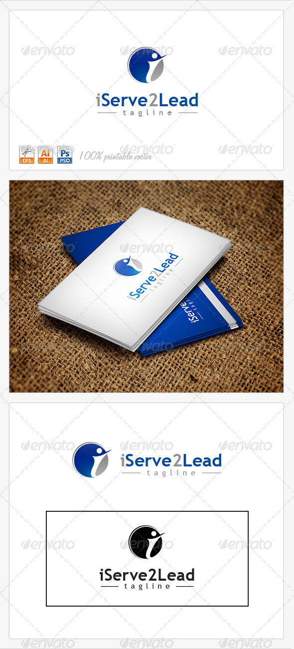 GraphicRiver I Serve to Lead Logo 3504885 GraphicRiver I Serve to Lead Logo 3504885