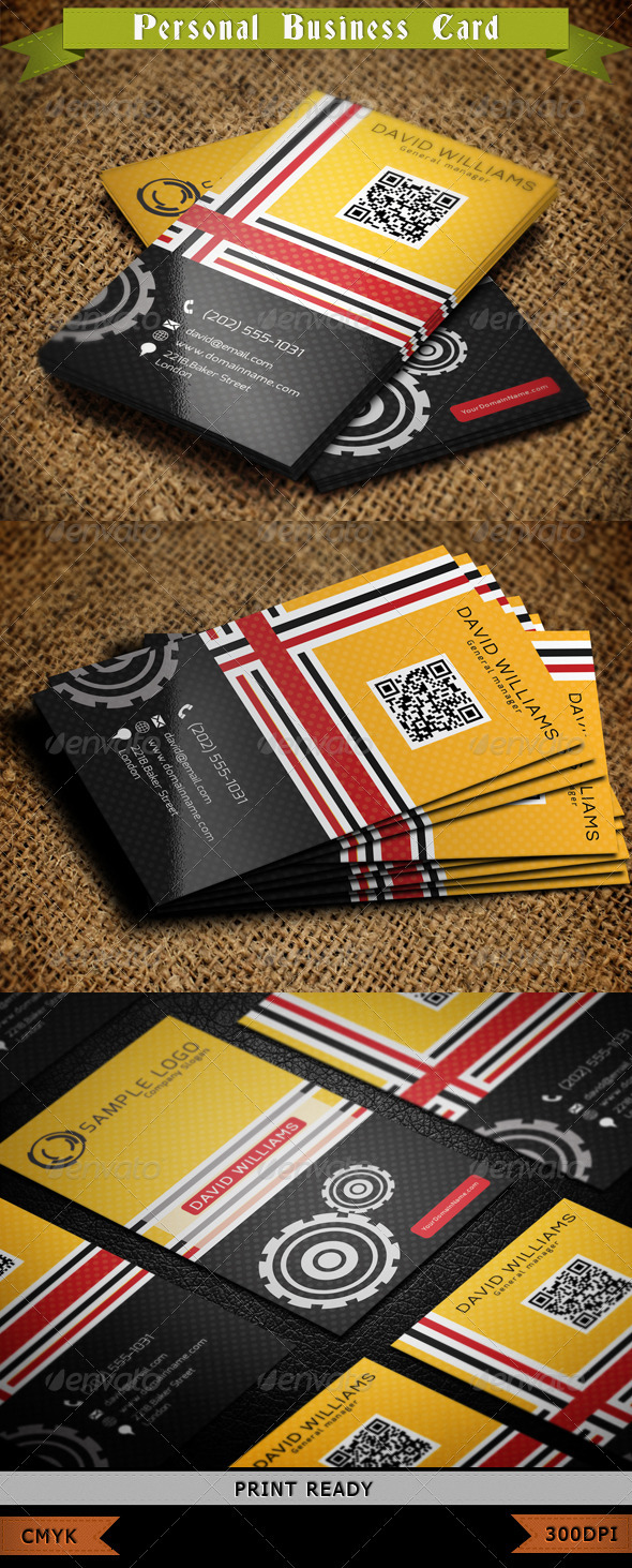 GraphicRiver Personal Business Card 3836449 GraphicRiver Personal Business Card 3836449