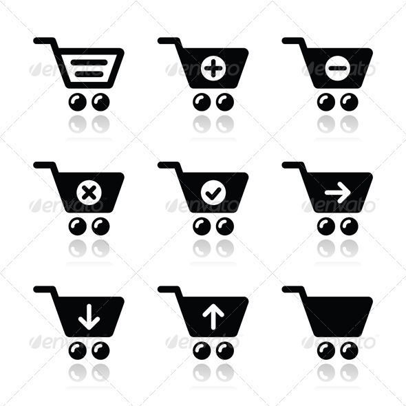 GraphicRiver Shopping Cart Vector Icons Set 3921060 GraphicRiver Shopping Cart Vector Icons Set 3921060