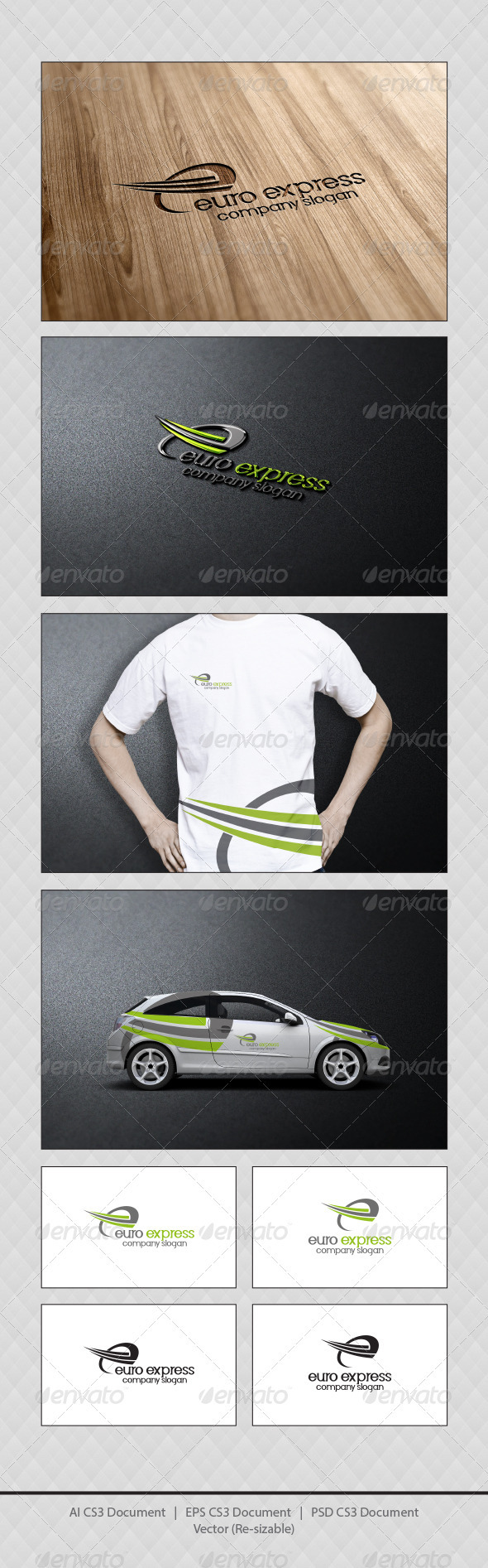 GraphicRiver Euro Express Logo Templates 3921863 GraphicRiver Euro Express Logo Templates 3921863