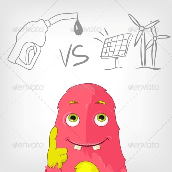 GraphicRiver Funny Monster 3924758 GraphicRiver Funny Monster 3924758