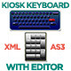 XML Driven Kiosk Keyboard with Editor XML Driven Kiosk Keyboard with Editor - ActiveDen Item for Sale