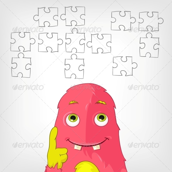 GraphicRiver Funny Monster 3929493 GraphicRiver Funny Monster 3929493