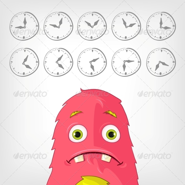 GraphicRiver Funny Monster 3929537 GraphicRiver Funny Monster 3929537