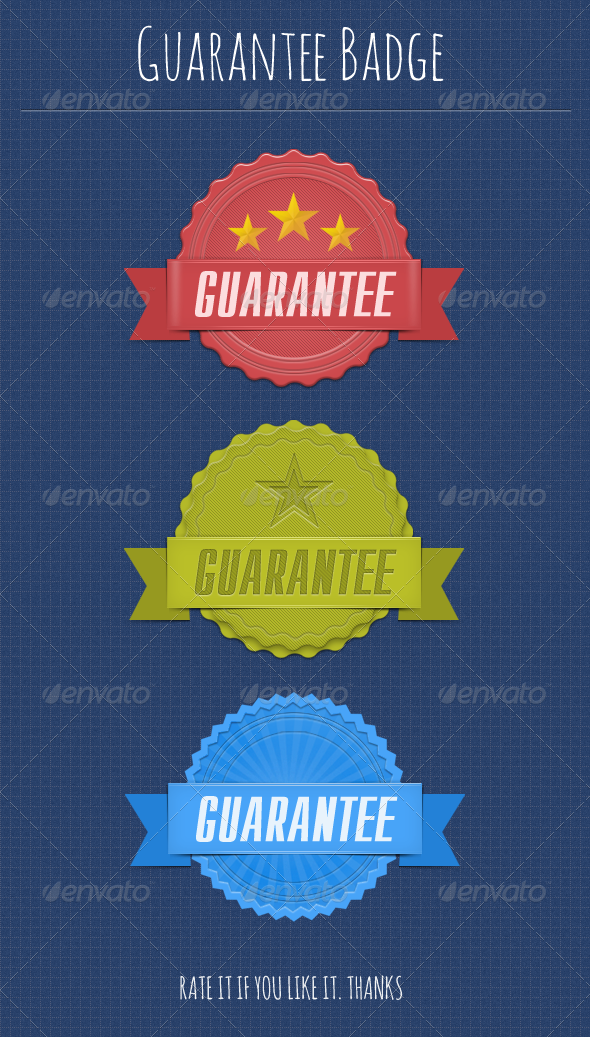 Guarantee Badge - Badges & Stickers Web Elements