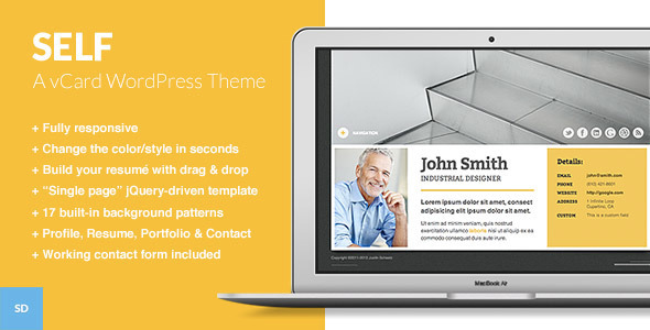 Self - A Responsive vCard WordPress Theme - Portfolio Creative