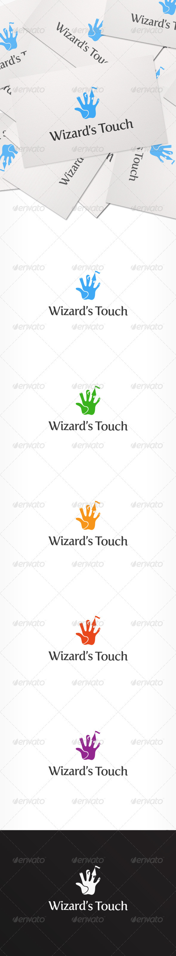 GraphicRiver Wizard's Touch Logo 3933080 GraphicRiver Wizard's Touch Logo 3933080