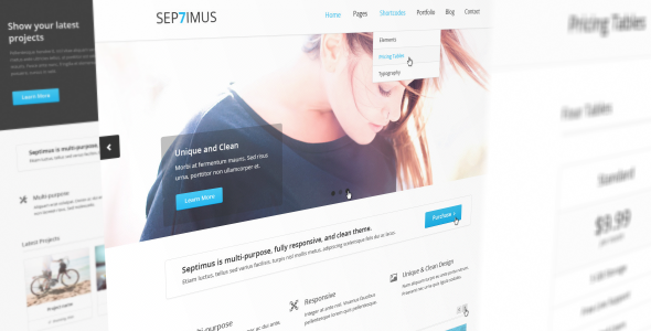ThemeForest Septimus PSD Template 3934058 ThemeForest Septimus PSD Template 3934058