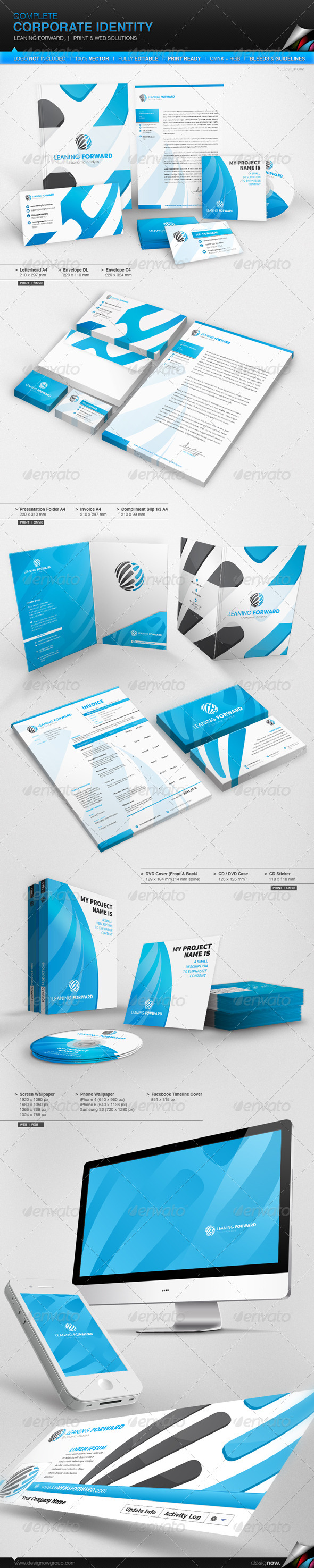 GraphicRiver Corporate Identity Leaning Forward 3853468 GraphicRiver Corporate Identity Leaning Forward 3853468