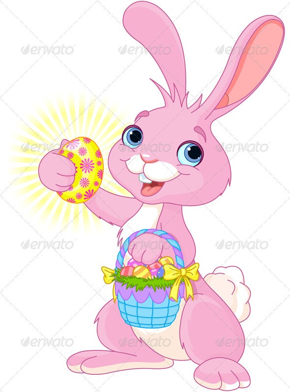 GraphicRiver Easter Bunny with Easter Egg 3941484 GraphicRiver Easter Bunny with Easter Egg 3941484