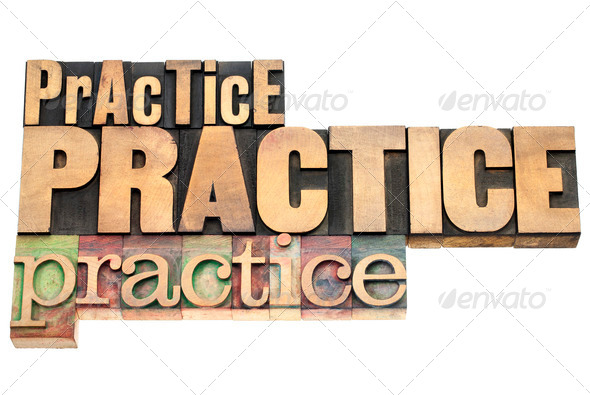 practice - motivation concept - Stock Photo - Images