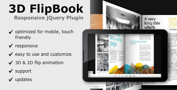 CodeCanyon 3D FlipBook Responsive jQuery Plugin 3946817 CodeCanyon 3D FlipBook Responsive jQuery Plugin 3946817