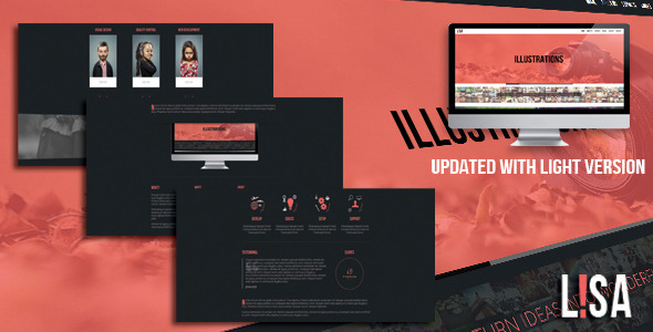 Lisa - Responsive One Page Parallax Template - Creative Site Templates