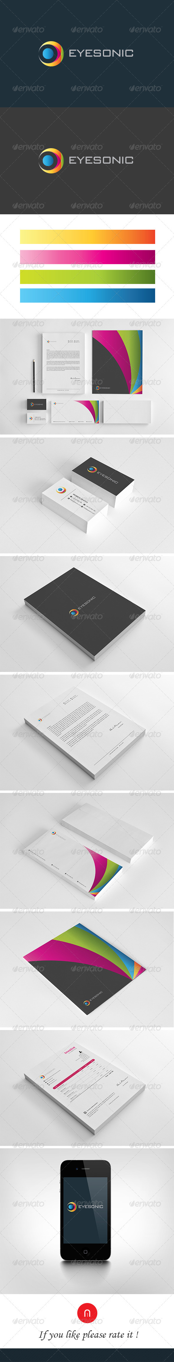 GraphicRiver Stationary & Brand Identity Eyesonic 3948467 GraphicRiver Stationary & Brand Identity Eyesonic 3948467