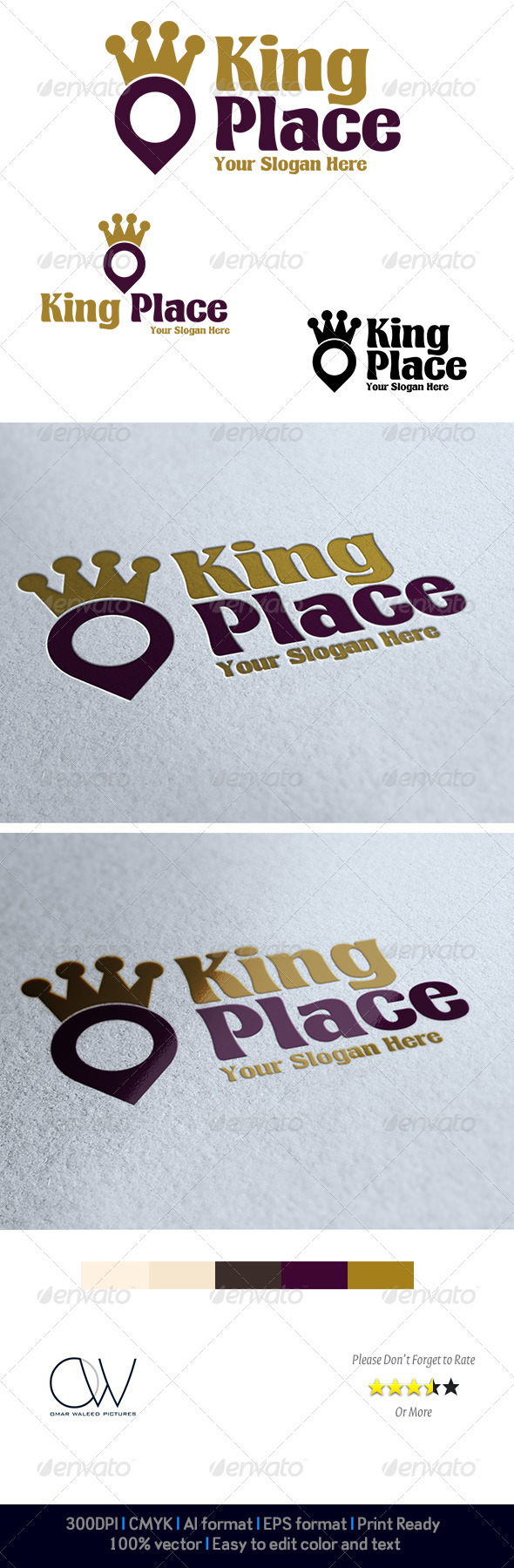 GraphicRiver King Place Logo 3951713 GraphicRiver King Place Logo 3951713