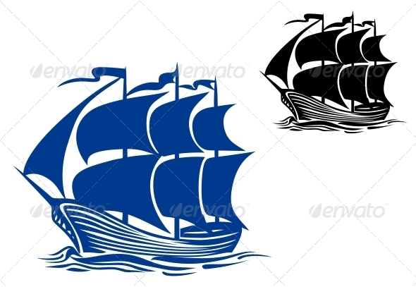 GraphicRiver Brigantine Sail Ship 3958847 GraphicRiver Brigantine Sail Ship 3958847