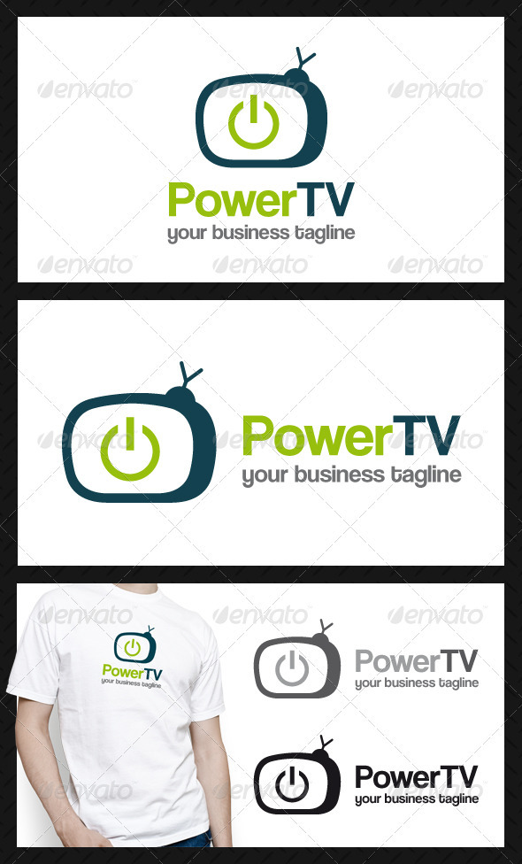 GraphicRiver Power Tv Logo Template 3963310 GraphicRiver Power Tv Logo Template 3963310