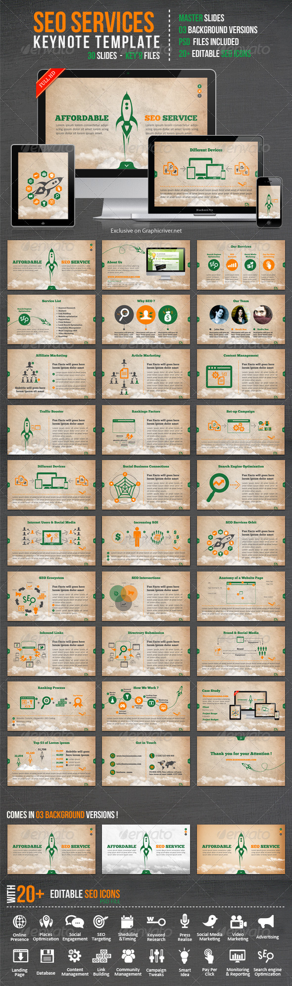 GraphicRiver SEO Services Keynote Template 3967444 GraphicRiver SEO Services Keynote Template 3967444