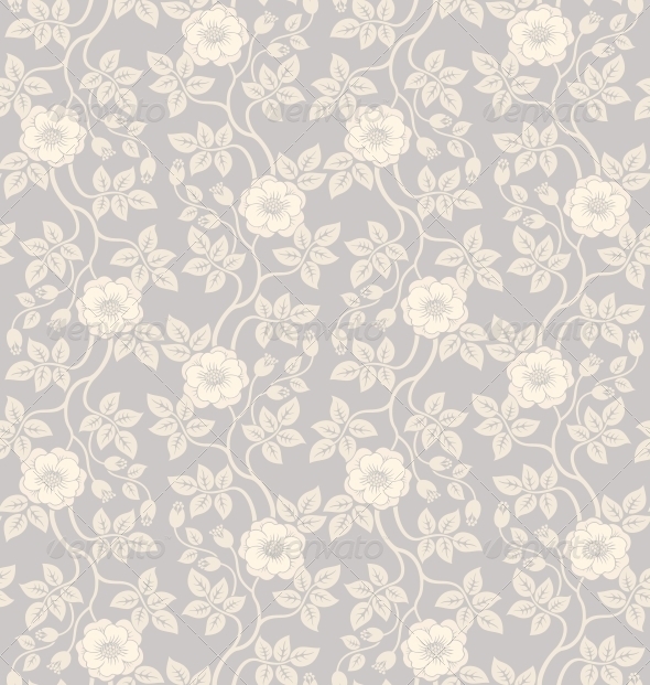 GraphicRiver Seamless Floral Background 3969612 GraphicRiver Seamless Floral Background 3969612