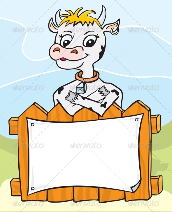 GraphicRiver Friendly cow 3974437 GraphicRiver Friendly cow 3974437