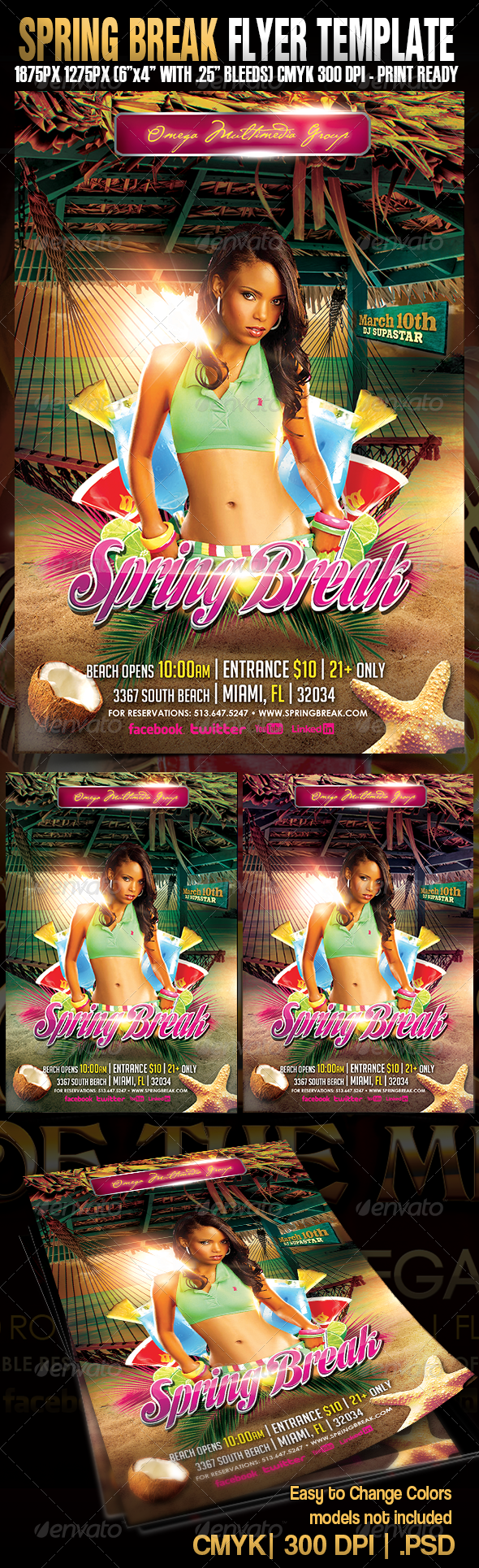 Spring Break 2013 - Events Flyers