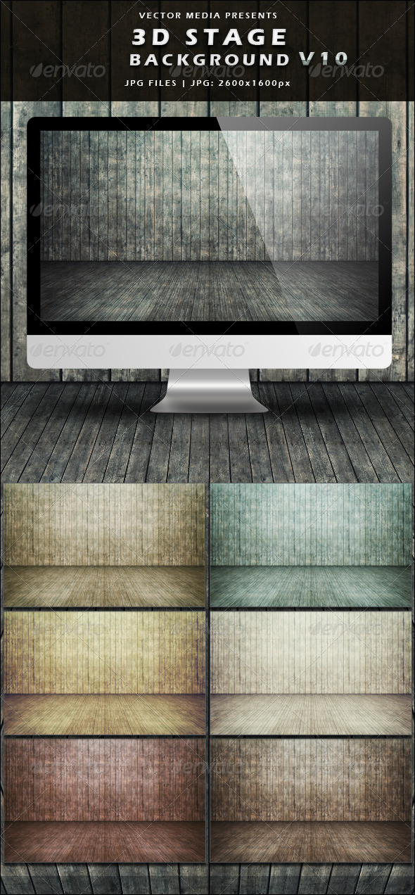 3D Stage Background - Vol.10 - 3D Backgrounds