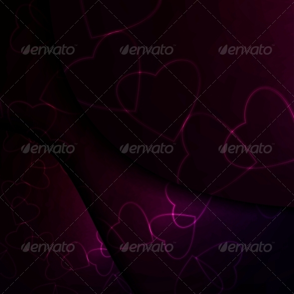 GraphicRiver Neon Hearts Futuristic Illustration 3979627 GraphicRiver Neon Hearts Futuristic Illustration 3979627