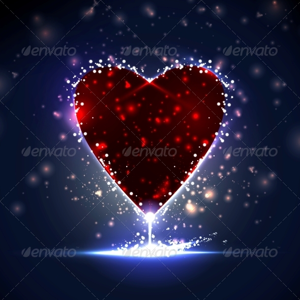 GraphicRiver Futuristic heart 3980086 GraphicRiver Futuristic heart 3980086